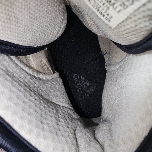 Adidas Men's Tech Fall 2.0 Wrestling‎ Shoe Size 8, Color Chalk White/Black/Gum - Picture 8 of 12